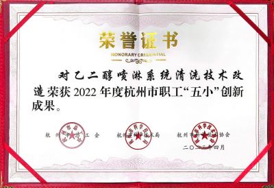 职工“五小”创新成果